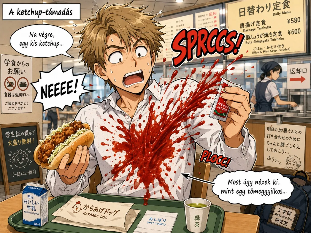 AI-képregény: a ketchup támadása